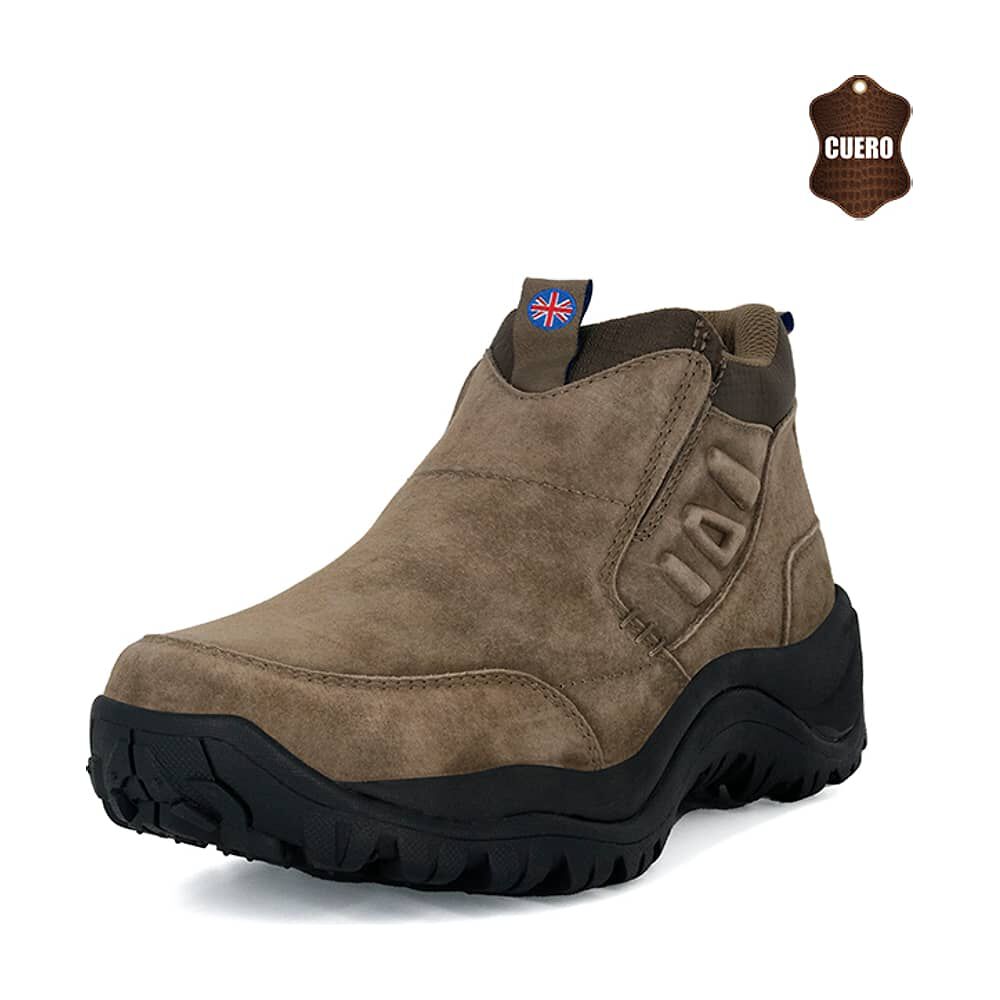 Botin De Cuero Cota Khaki London Adixt image number 0.0