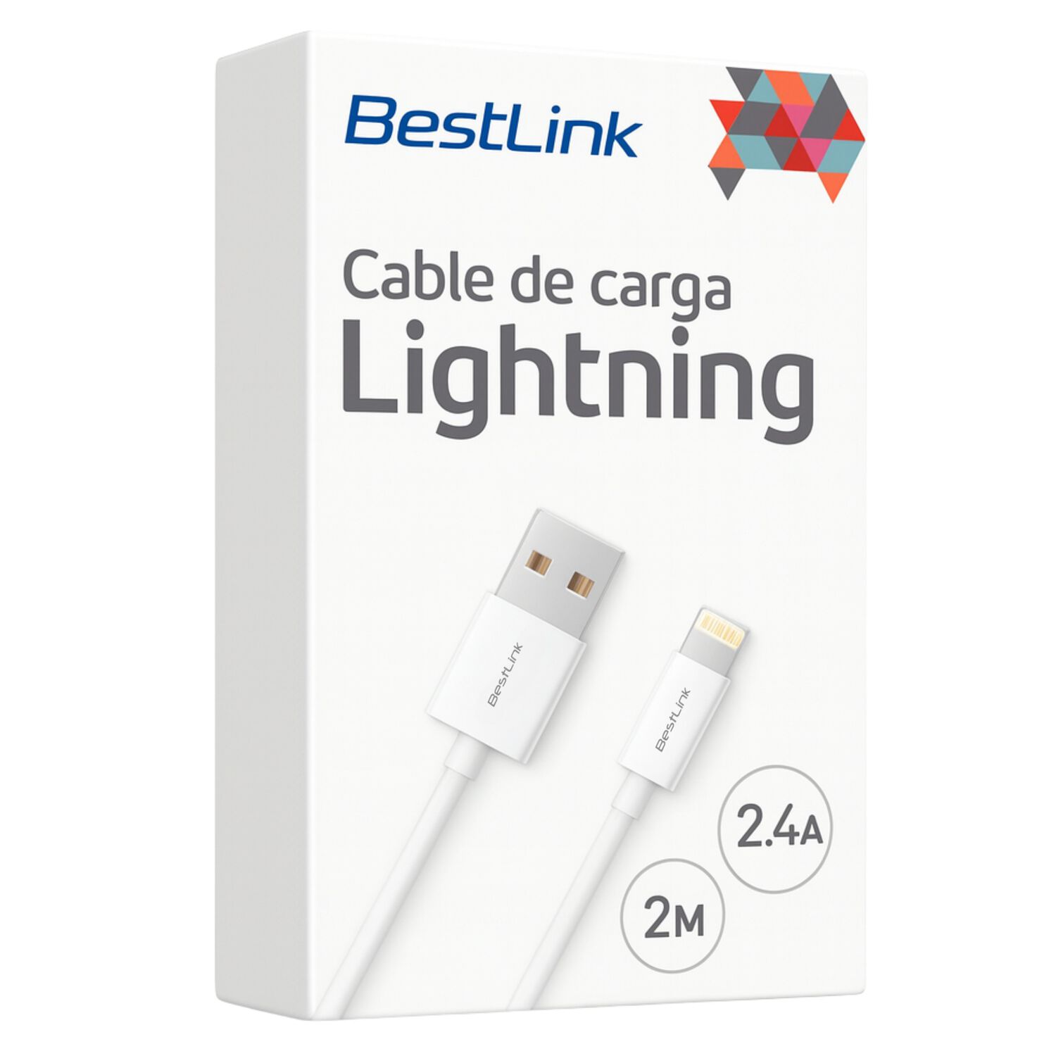 Cable De Datos Bestlink Para Iphone Usb Lightning 2m Ch20200 image number 0.0