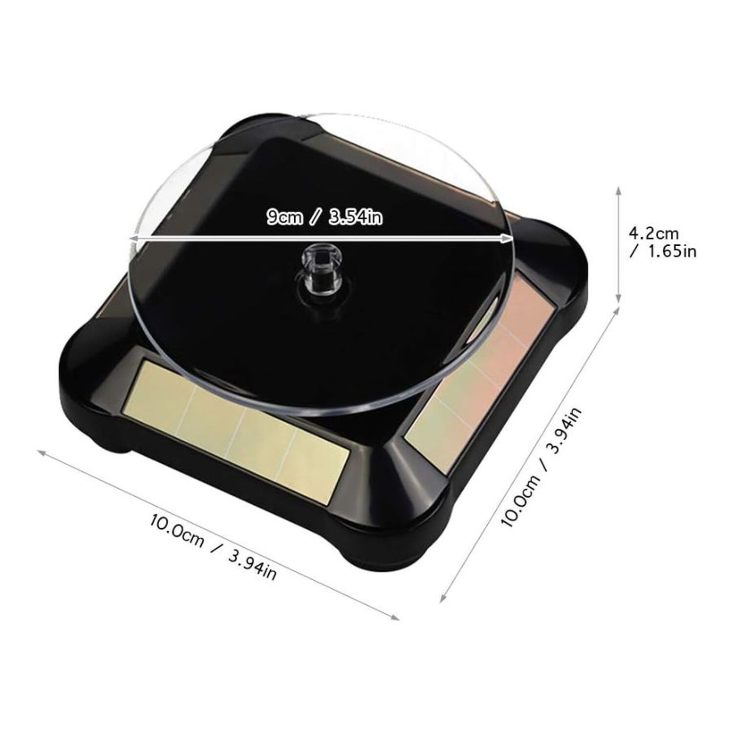 Exhibidor Giratorio Solar 360 Para Joyas Relojes Vitrina image number 2.0