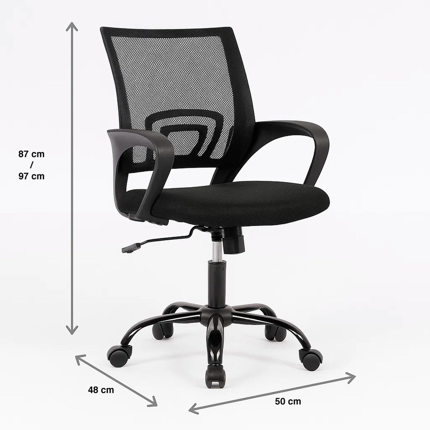 Silla De Oficina Nexo Ergon&oacute;mica - Negra image number 3.0