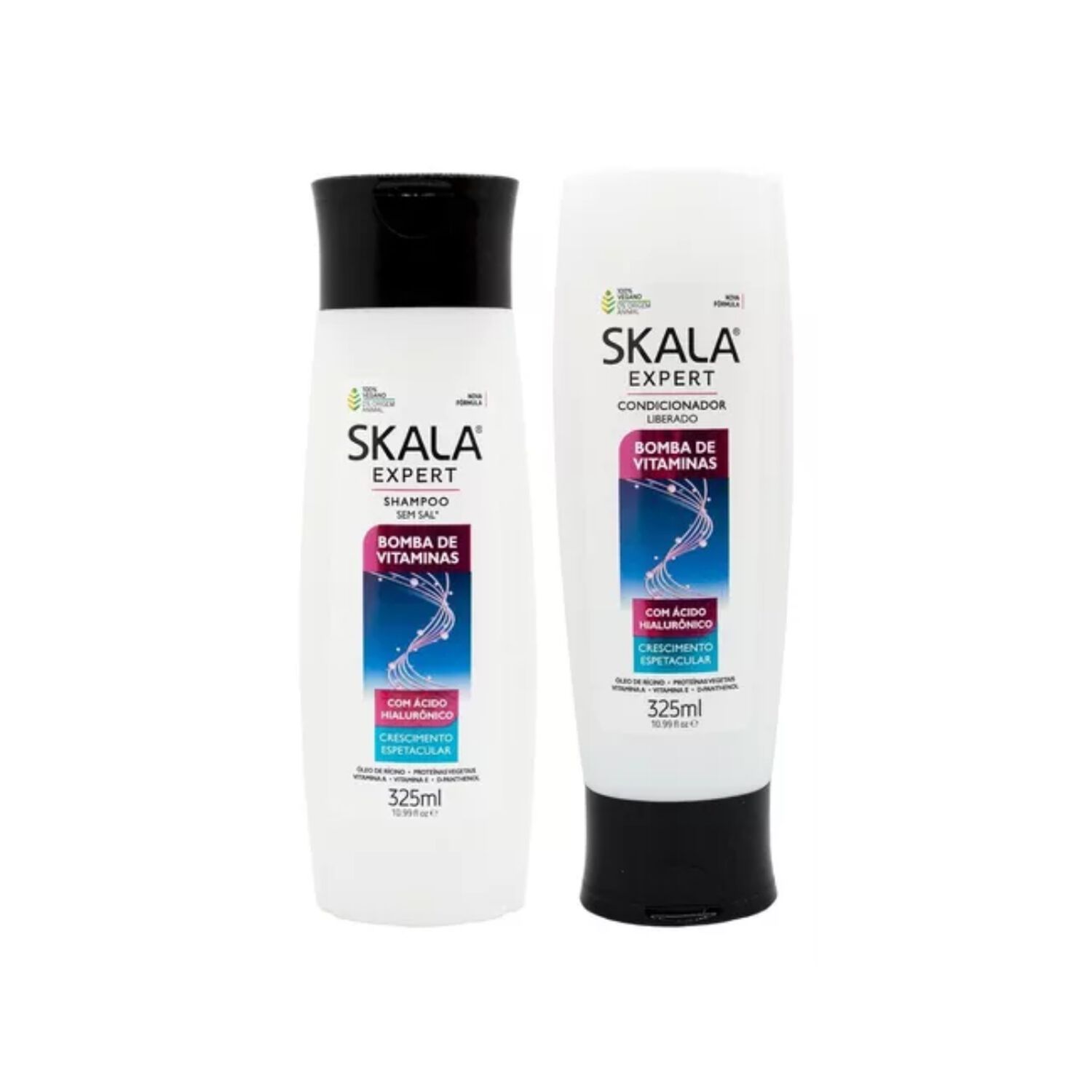 Kit Shampoo Acondicionador Bomba De Vitamina Skala 325ml C/u image number 1.0