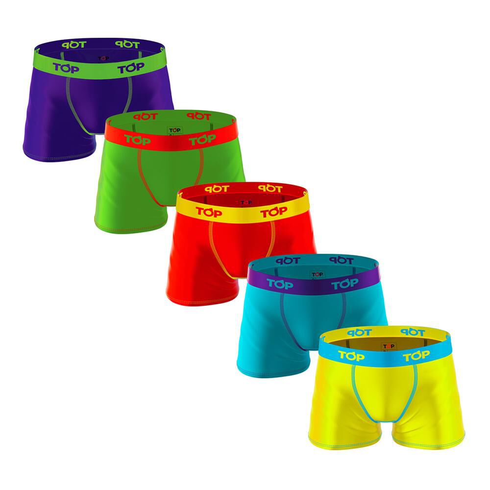 Pack Boxer Niño Top / 5 Unidades image number 0.0