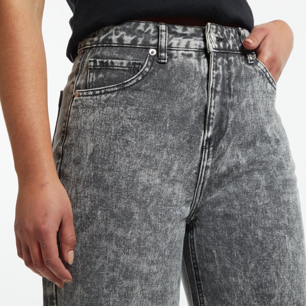 Jeans Tiro Medio Cullote Wide Leg Mujer Rolly Go image number 4.0