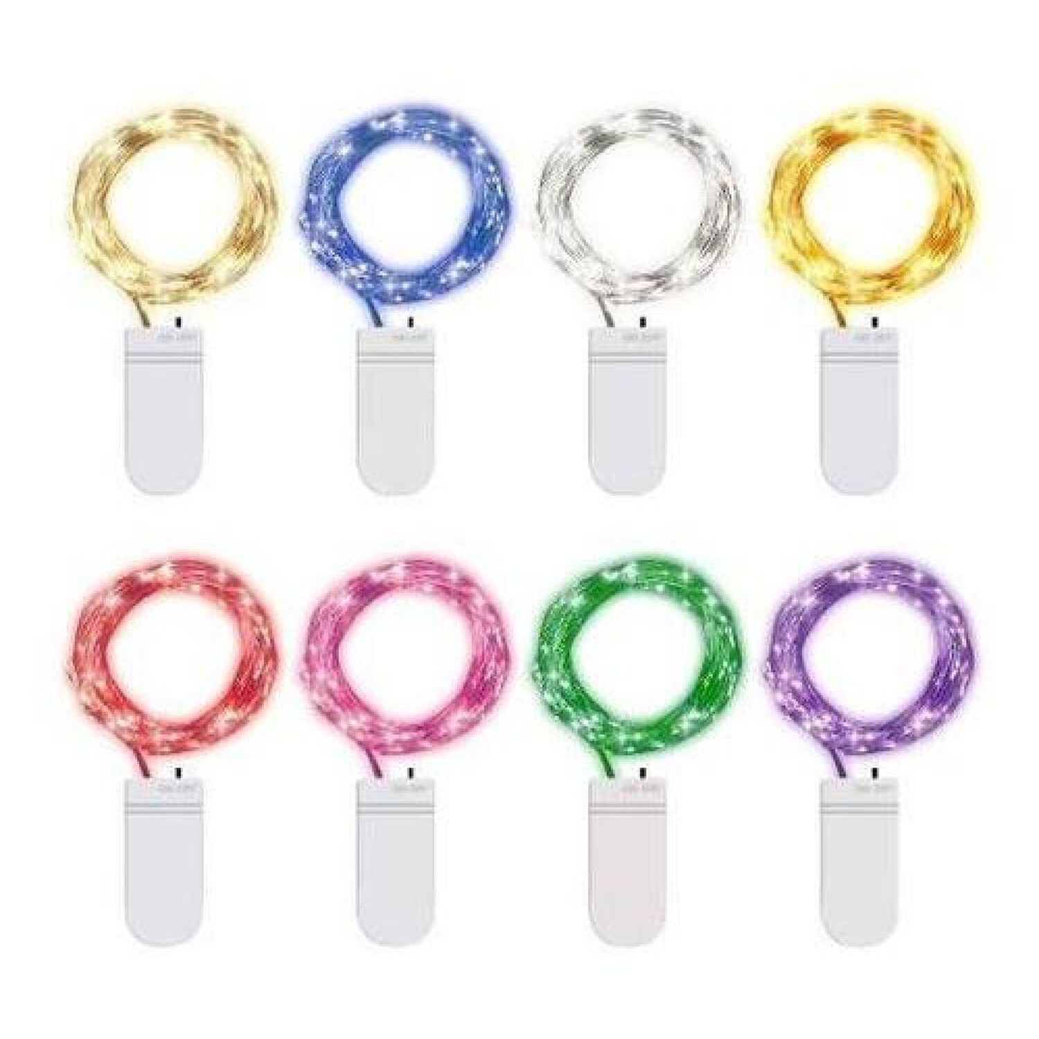 Luces Micro Led Hadas Pilas 2 Metros Colores Pilas Incluidas image number 2.0