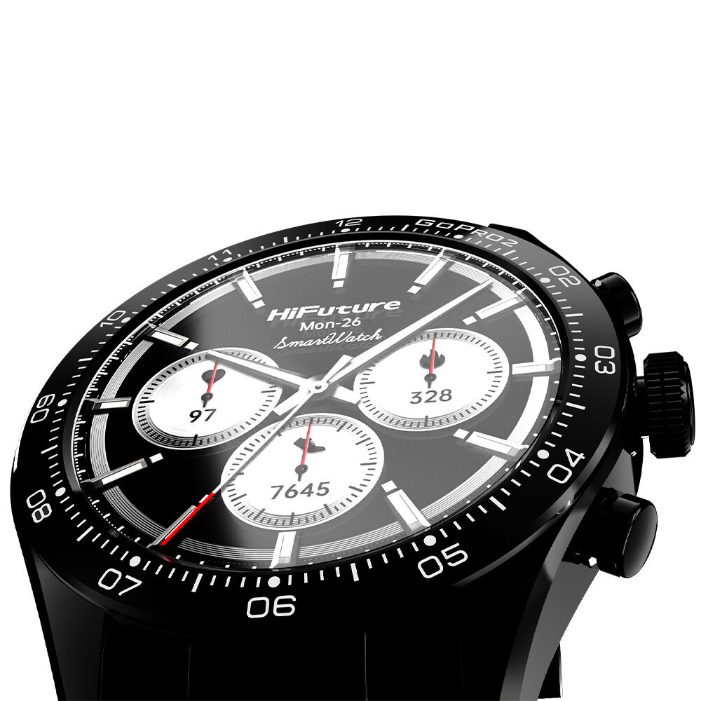 Smartwatch Go Pro 2 Met&aacute;lico Negro Waterproof 33 Mm Amoled image number 3.0