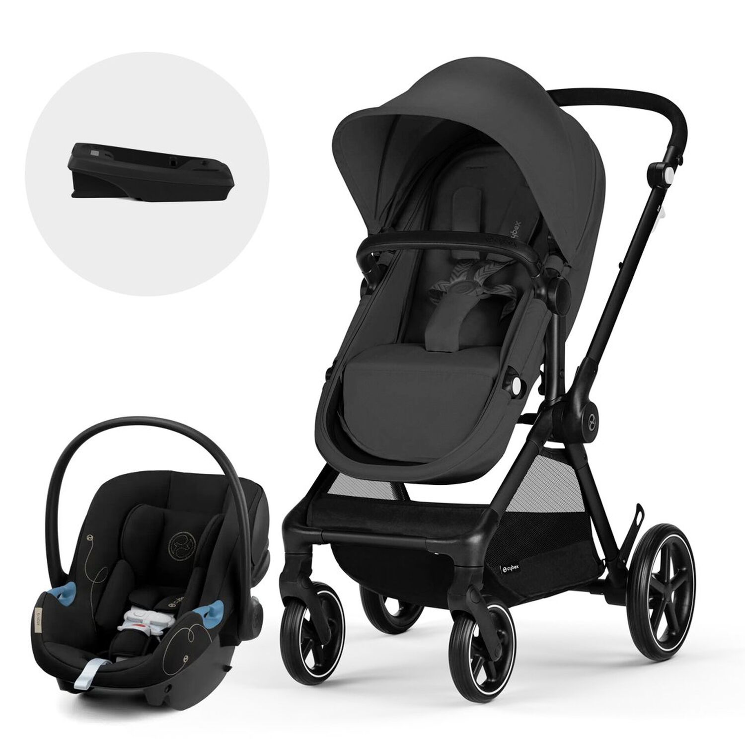 Coche Travel System Eos Blk 2 En 1 + Aton G + Base image number 6.0