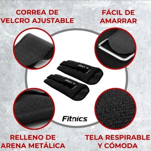 Pesas De Tobillo Mu&ntilde;eca Tobillera Set 2 De 3kg C/u Total 6kg