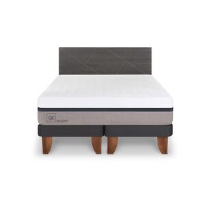Cama Europea Cic Balance / 2 Plazas / Base Dividida + Respaldo