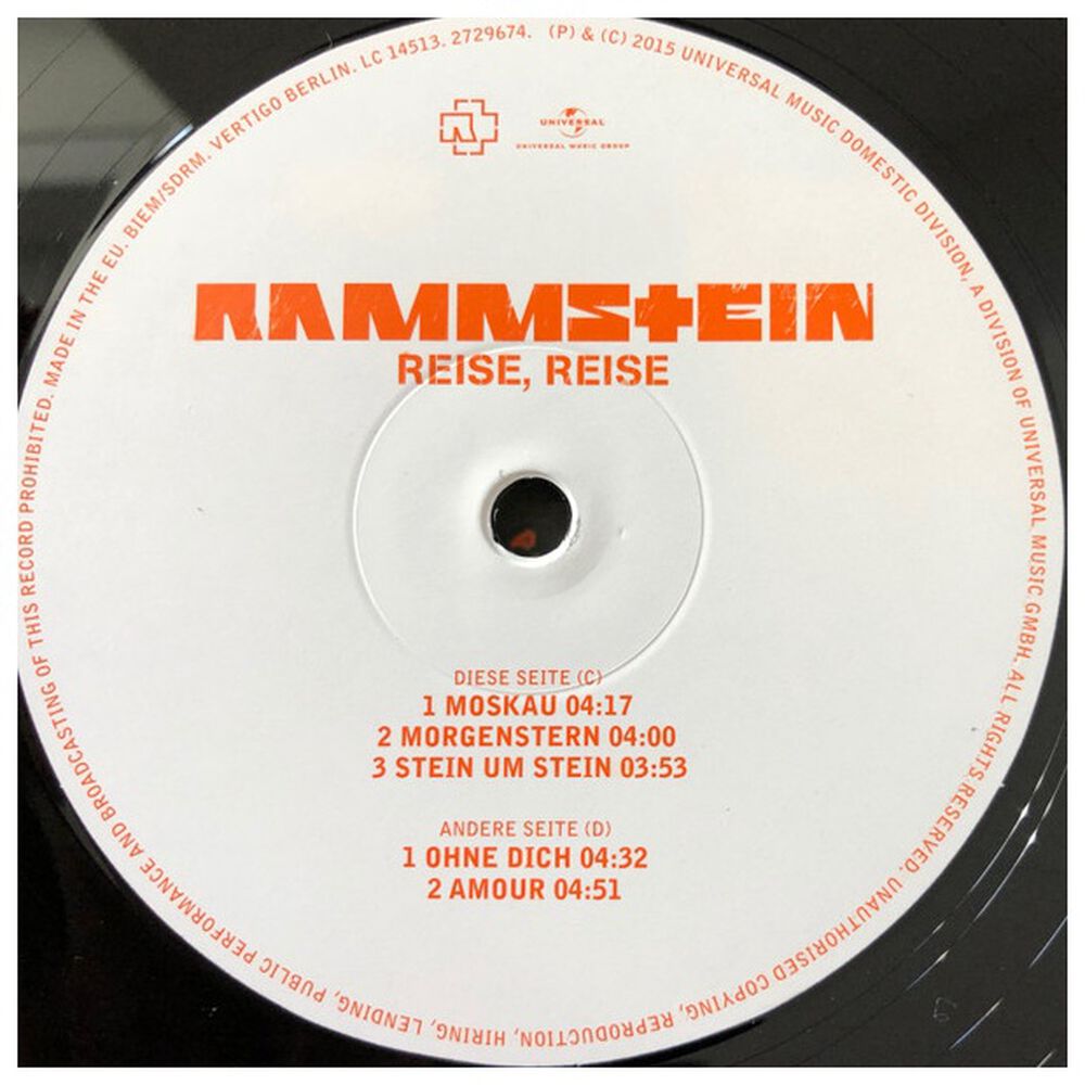 Rammstein - Reise, Reise (2lp) | Vinilo image number 5.0