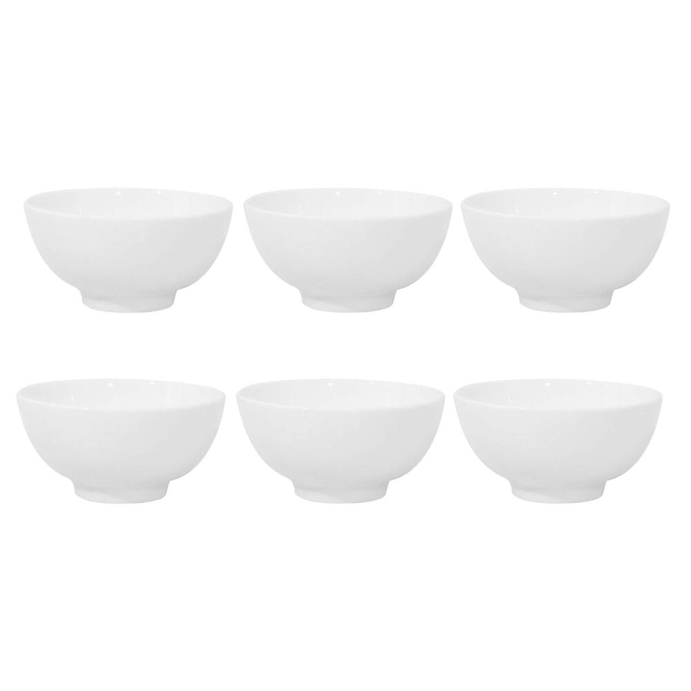 Set 6 Bowl Redondo De 11.5cm Porcelana Blanca Hallen image number 0.0
