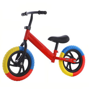 Bicicleta Equilibrio Sin Pedales Infantil Aprendizaje Roja