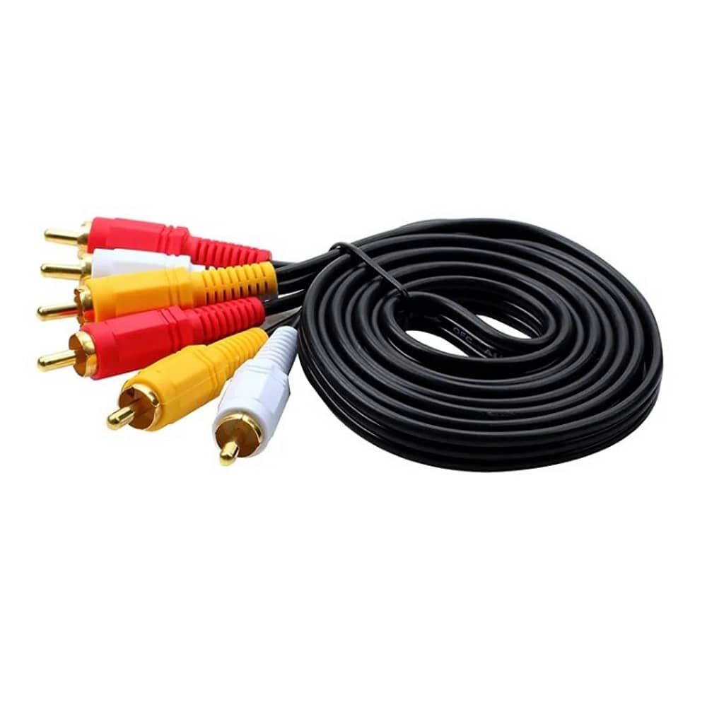 Cable Audio Rca A Rca 3 X 3 Salida Rca Macho Plug image number 1.0