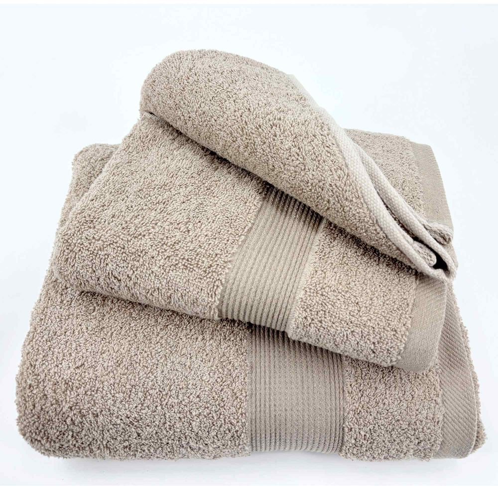 Juego Toalla Andes 3 Piezas Lisa Beige image number 2.0