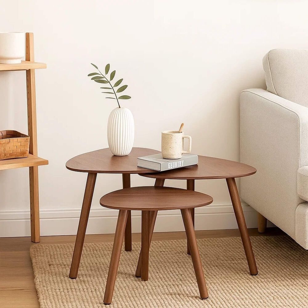 Pack De 3 Mesas De Centro O Laterales Madera image number 9.0