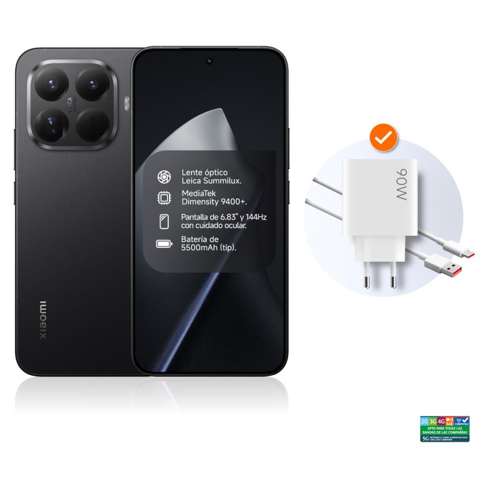 Smartphone Xiaomi 15T Pro / 5G / 512 GB / Black / Liberado + Xiaomi Buds 5 image number 5.0