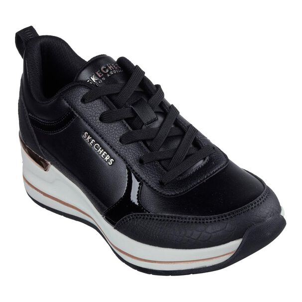 Zapatilla Urbana Mujer Skechers Billion 2 - Fine Shine Negro