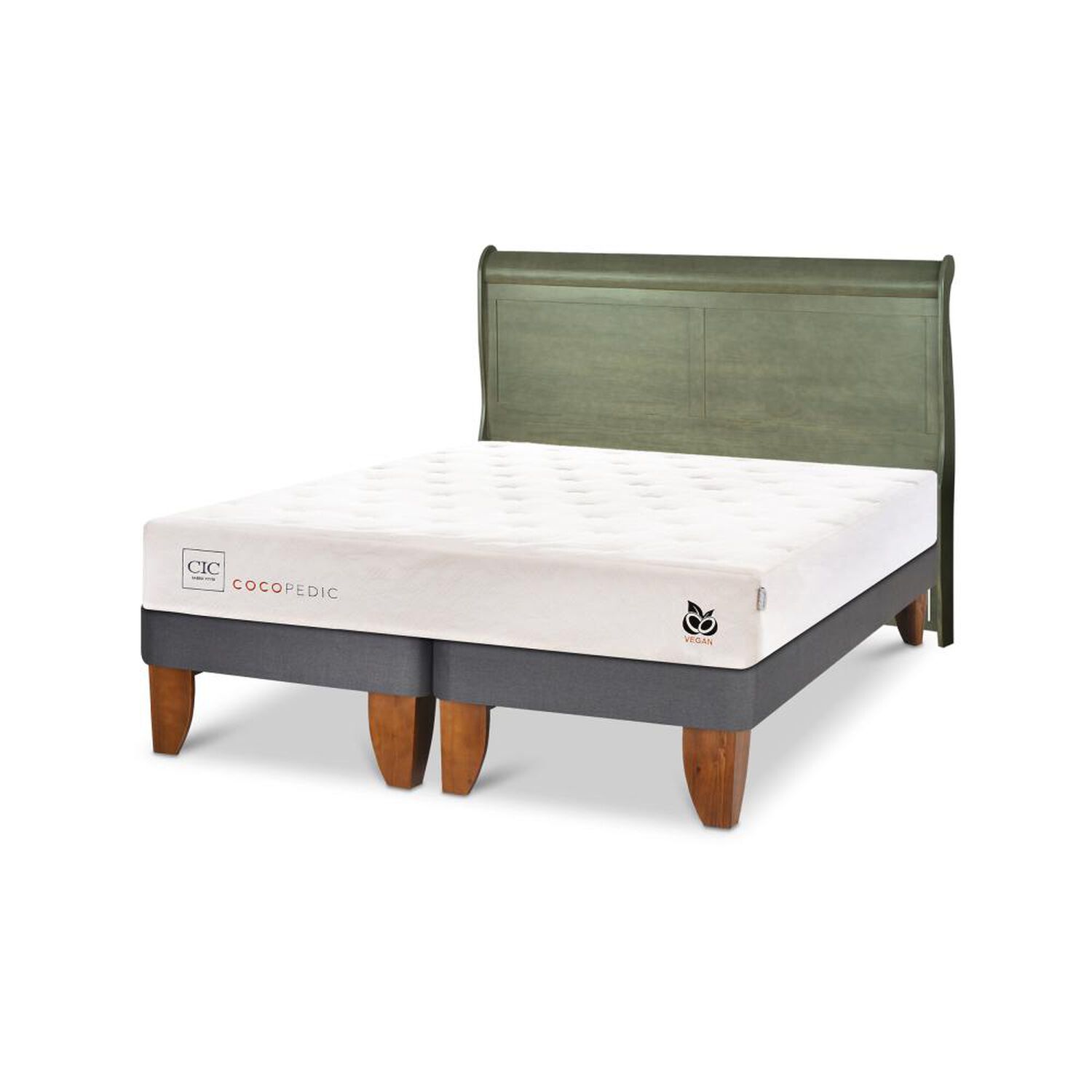 Cama Europea Cic Cocopedic / King / Base Dividida + Respaldo image number 5.0