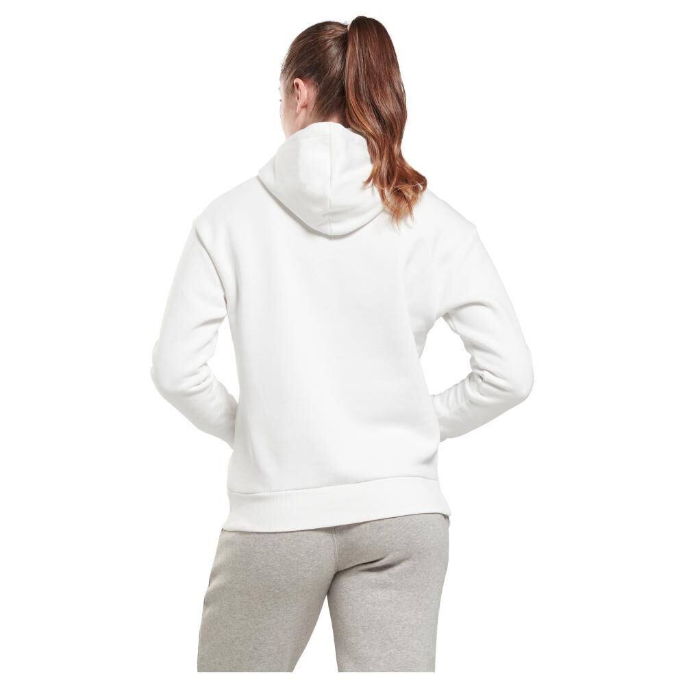Polerón Deportivo Con Capucha Mujer Logo Reebok image number 1.0