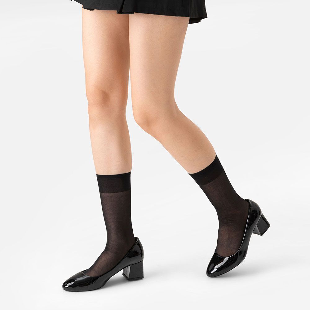 Zapatos Taco Negro Oficina Weide Gh52 image number 2.0