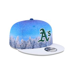Gorra 9fifty Mlb Oakland Athletics Winter Photoreal Blue