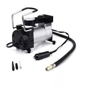 Compresor Autom&oacute;vil Moto 12v 120 Psi 35 L/ Min. C128 Negro