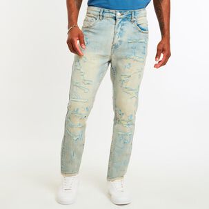 Jeans Tiro Medio Skinny Hombre Rolly Go