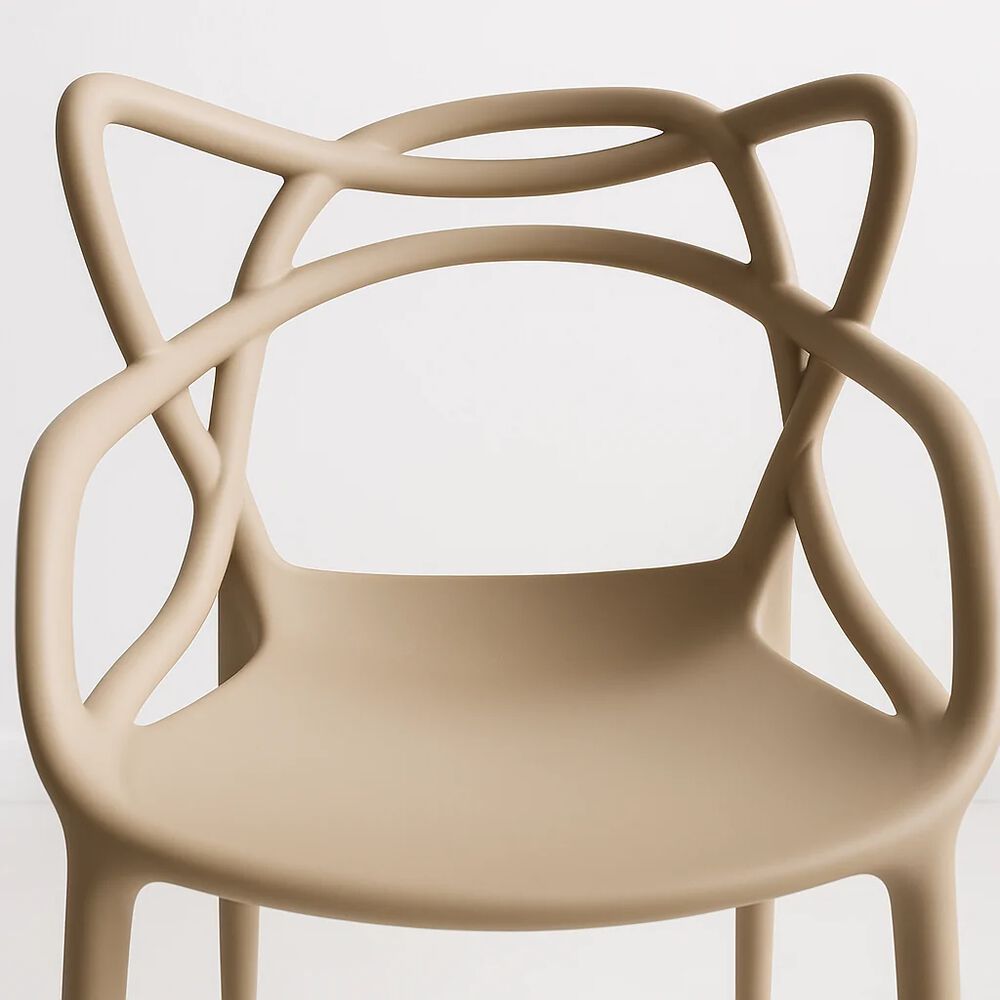 Pack De 4 Sillas De Terraza O Comedor Master - Beige image number 5.0