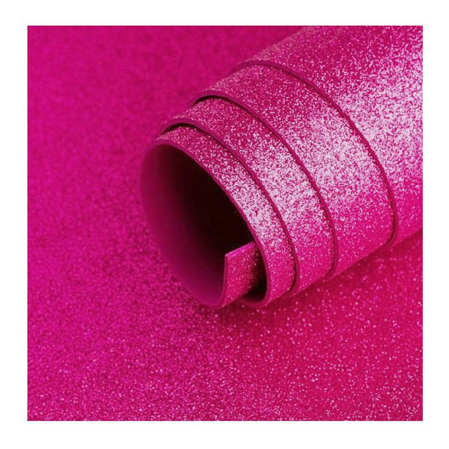 Goma Eva Glitter 40x60cm 2mm Fucsia Torre image number 1.0