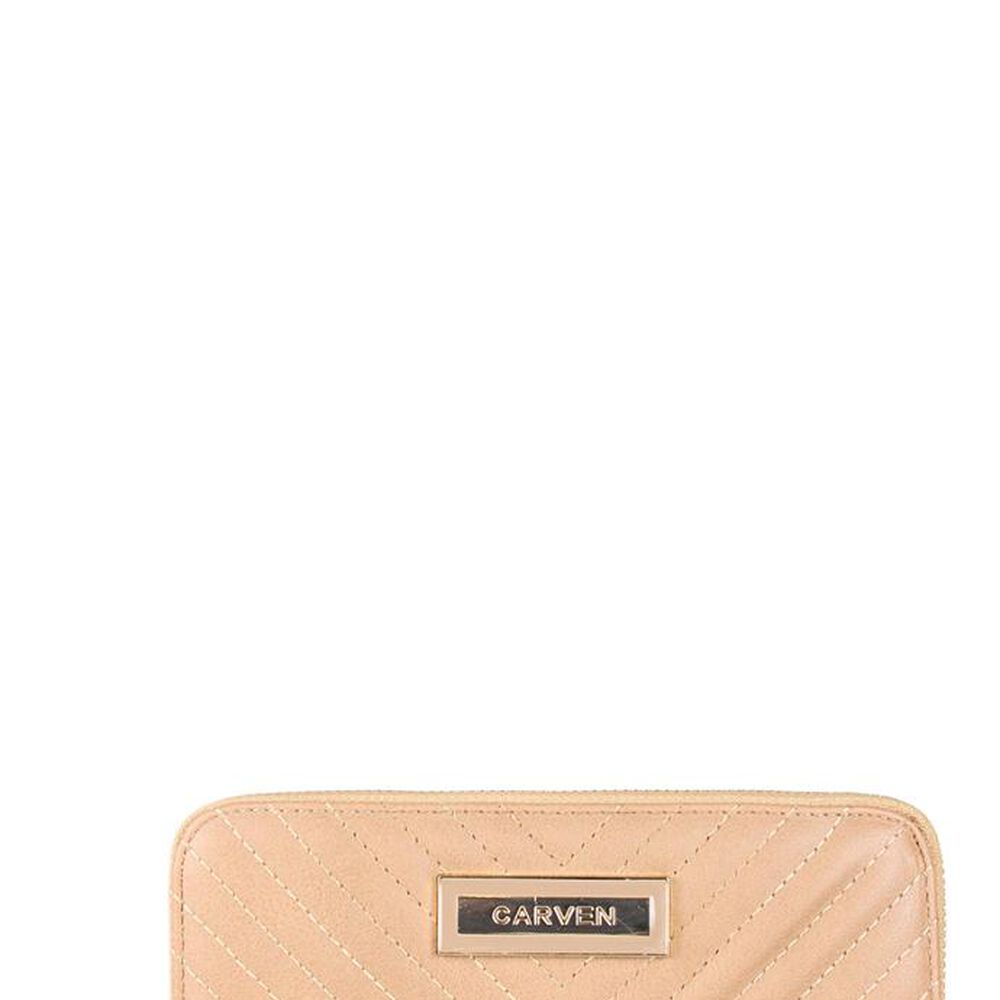 Billetera De Mujer Petunia Beige Carven image number 0.0