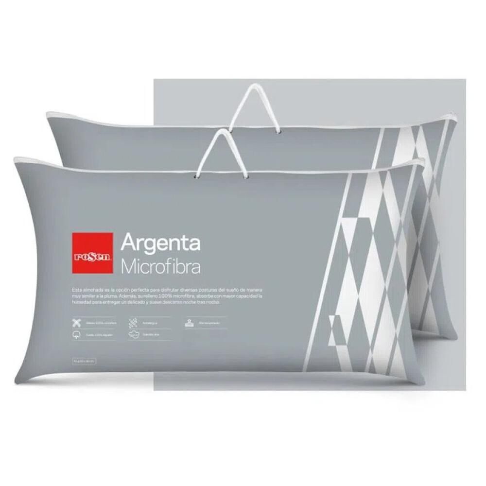 Pack de Almohadas Rosen Argenta / 50x90 Cm / 2 Unidades image number 0.0