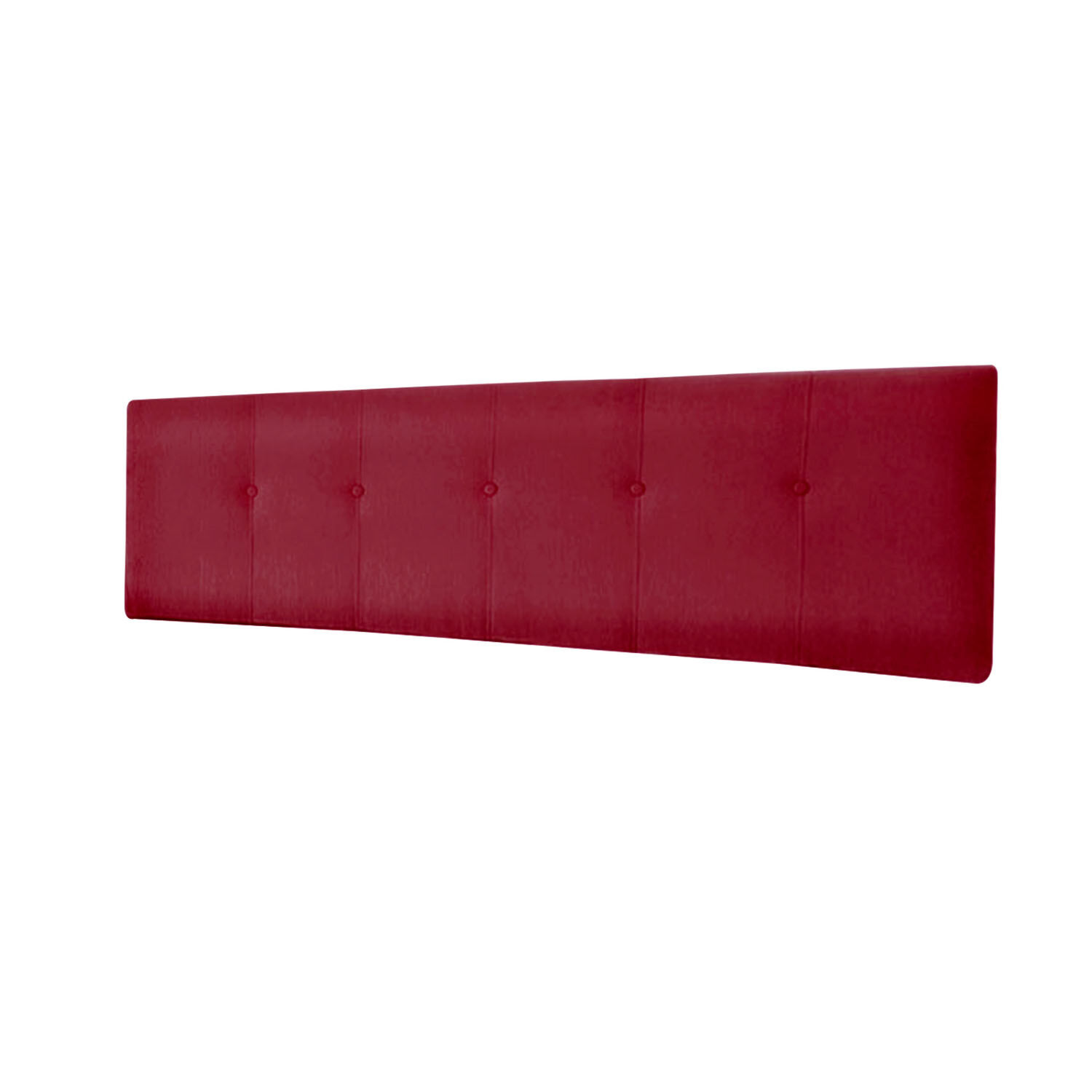 Respaldo Best Tela Velvet Burdeo 2 Plazas image number 1.0