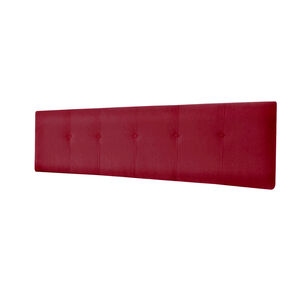 Respaldo Best Tela Velvet Burdeo 2 Plazas
