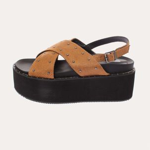 Sandalia Yellow Brown V&iacute;a Franca Art. 5s209b0075ybrown