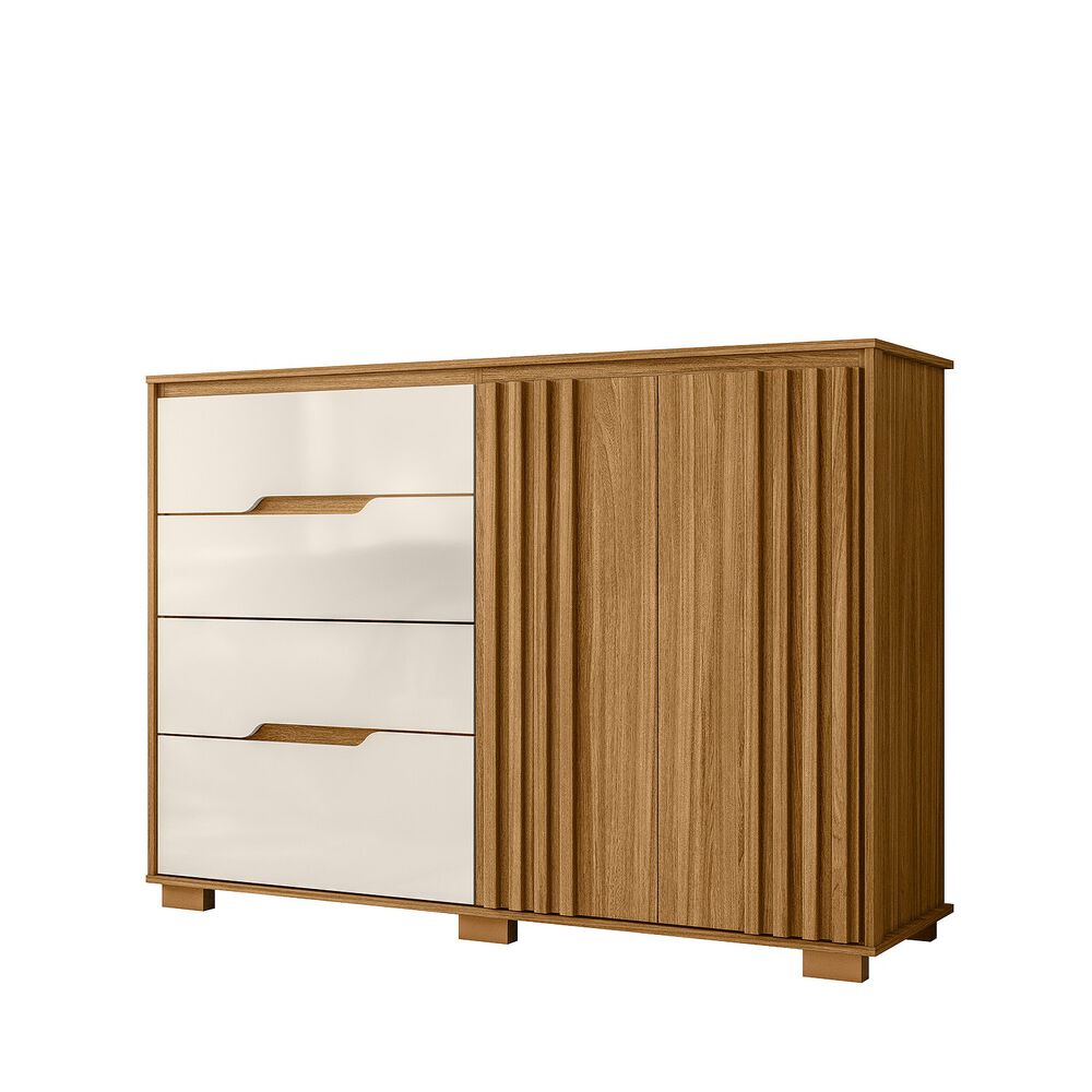 Cómoda Luzzia 4 Cajones 2 Puertas 147x105x47 Cm image number 2.0