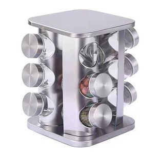 Set Especieros Ali&ntilde;os Giratorio 12 Frascos Cocina