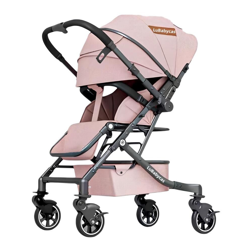 Coche De Paseo Reversible 4 Ruedas 360space Pink Lubabycas image number 0.0