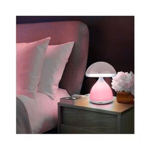 Velador Led Touch Lampara Hongo Usb Inalambrica Luz Rgb