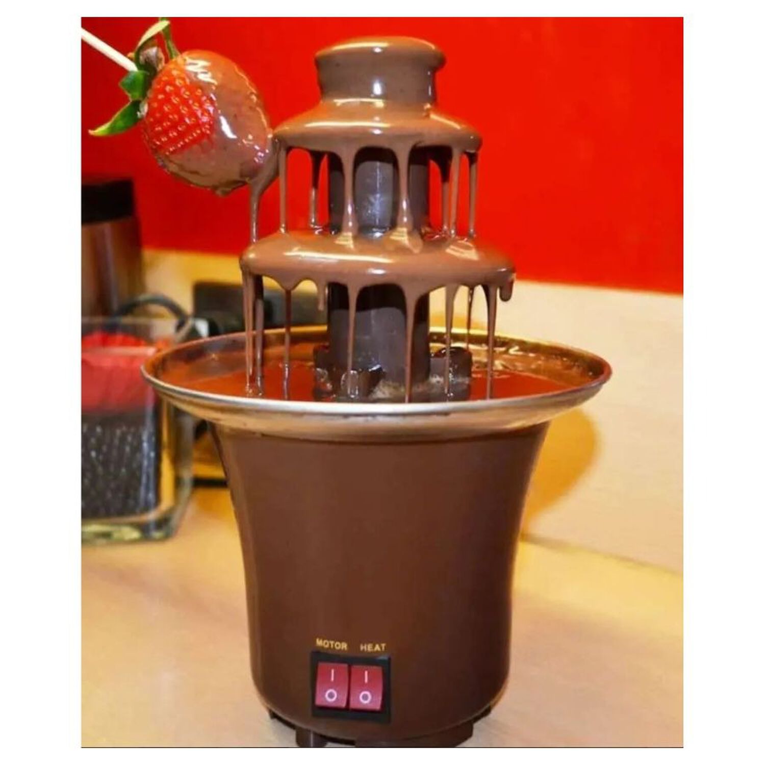 Fuente De Chocolate El&eacute;ctrica 3 Niveles Fiesta Fondue image number 2.0