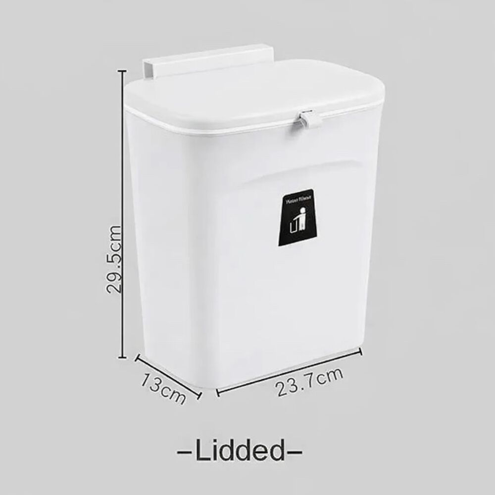 Basurero Blanco 10l image number 4.0