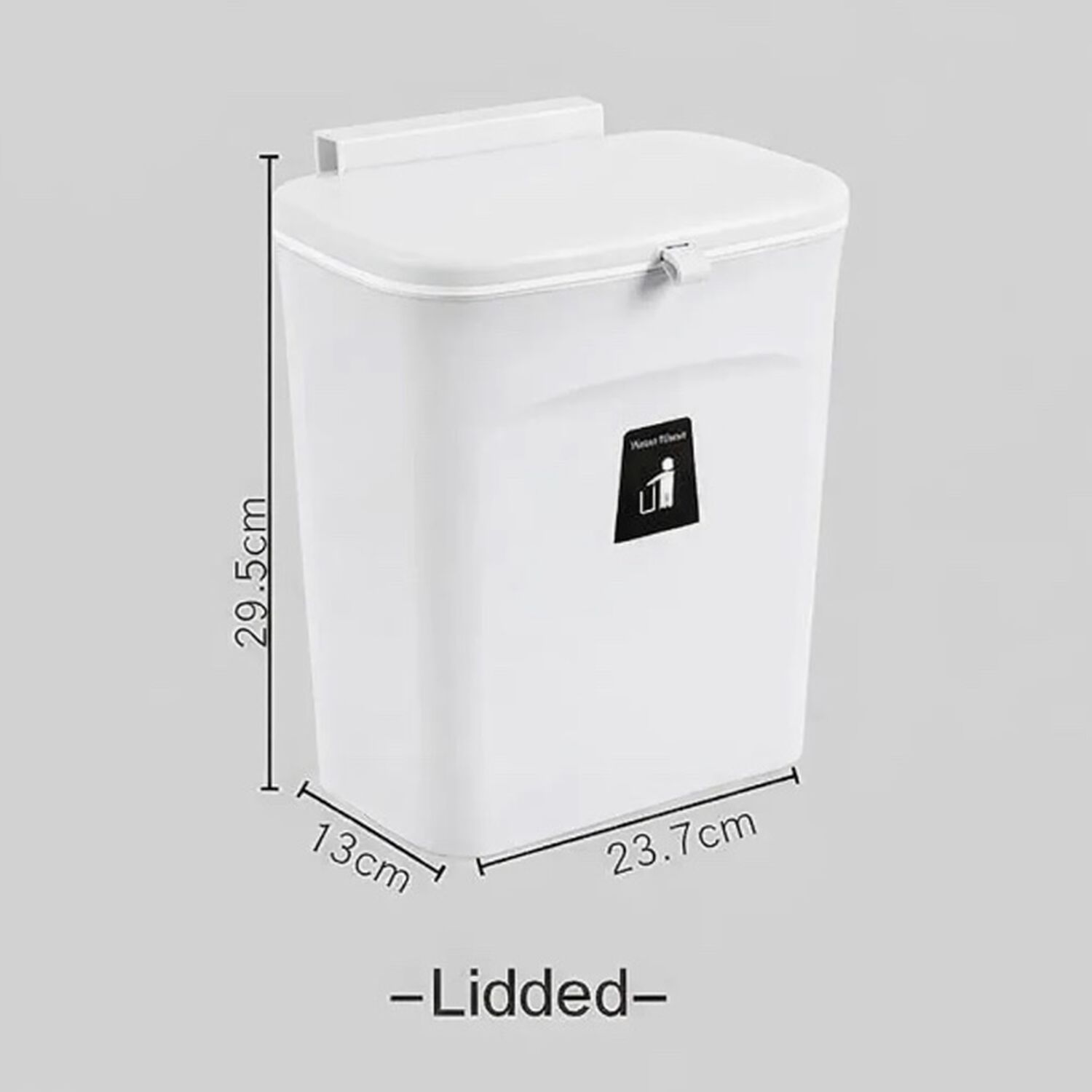 Basurero Blanco 10l image number 4.0
