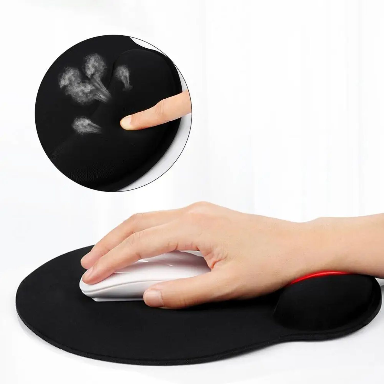 Mouse Pad Ergon&oacute;mico Con Apoya Mu&ntilde;ecas Gel Ultra 00100 image number 4.0