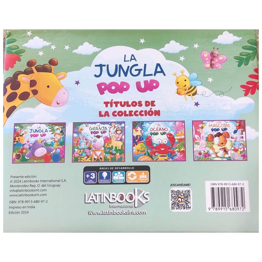 Pop Up Peques - La Jungla (tapa Dura) - Equipo Editorial | Libro image number 1.0