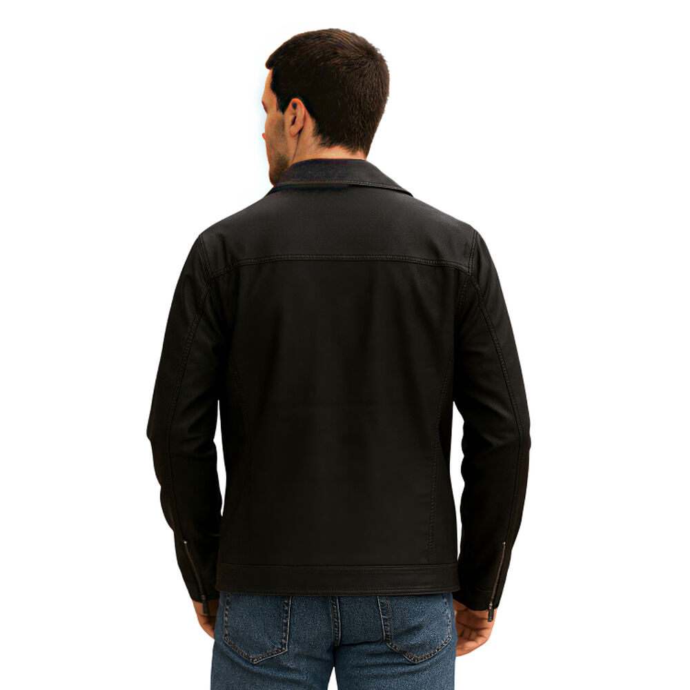 Chaqueta Ecocuero Clasica Hombre Verona image number 1.0