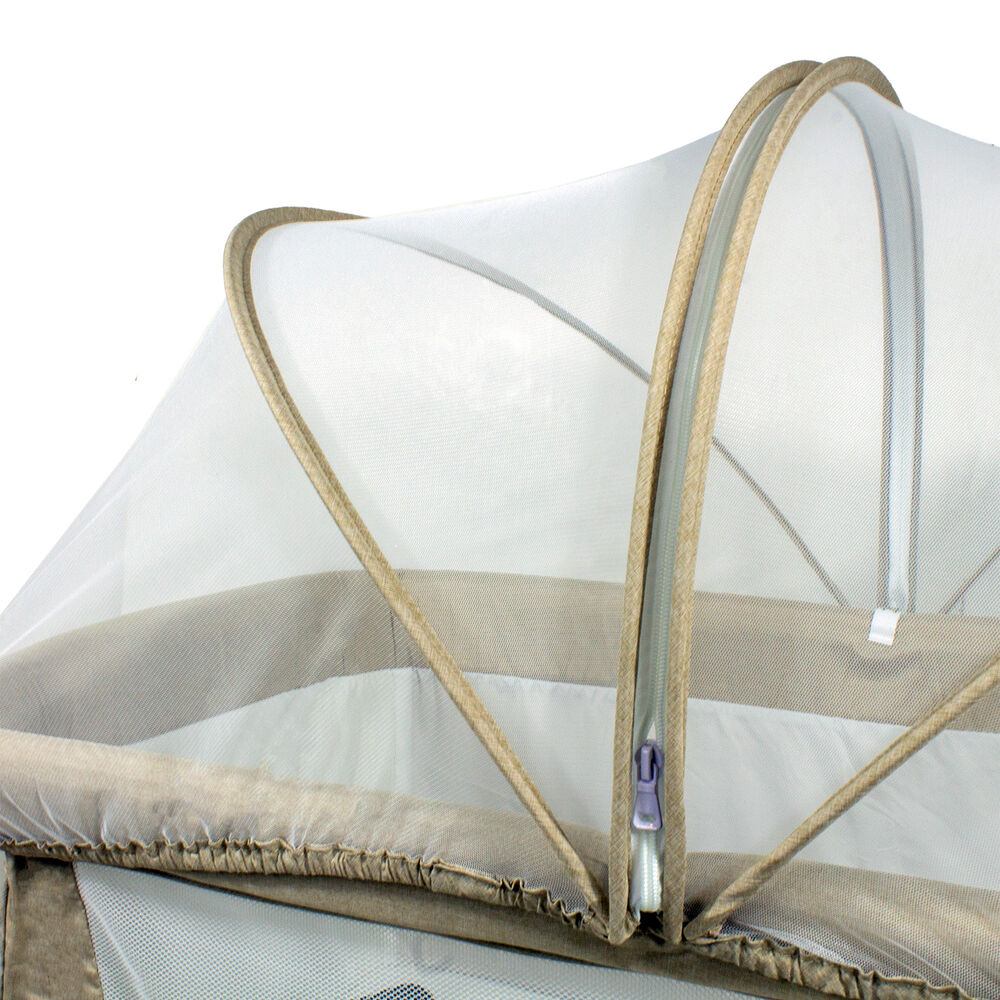 Cuna Colecho Easy Lx Con Mosquitero Beige image number 4.0