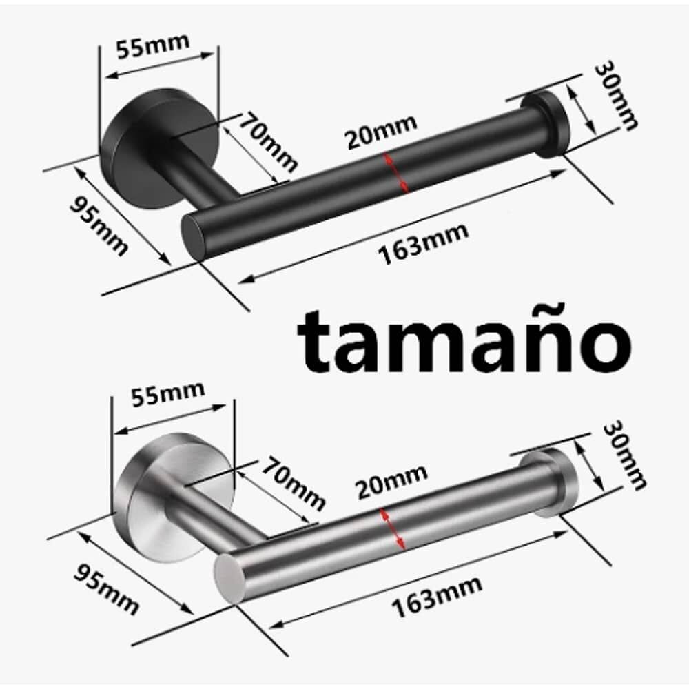 Porta Rollo Papel Higi&eacute;nico Accesorios Ba&ntilde;o image number 1.0