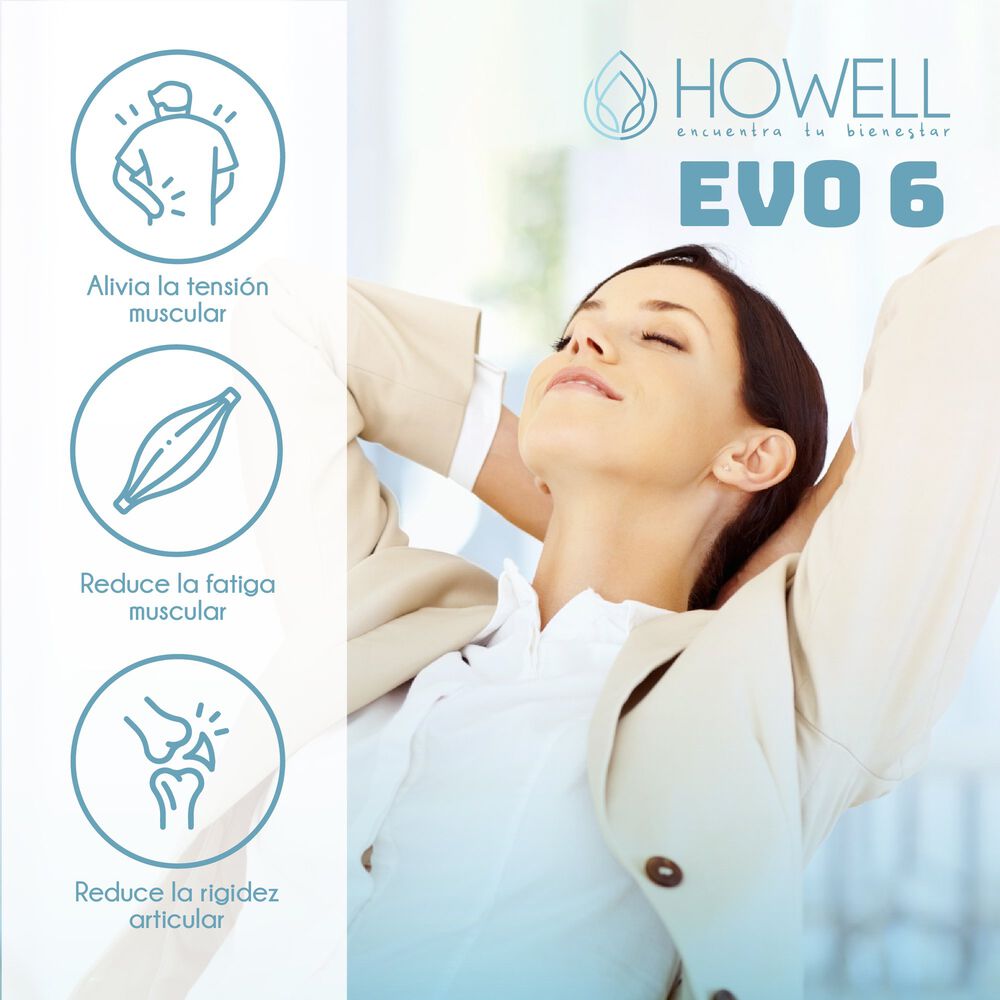 Pistola Masajes Howell Evo 6 Masajeador Muscular Port&aacute;til image number 2.0