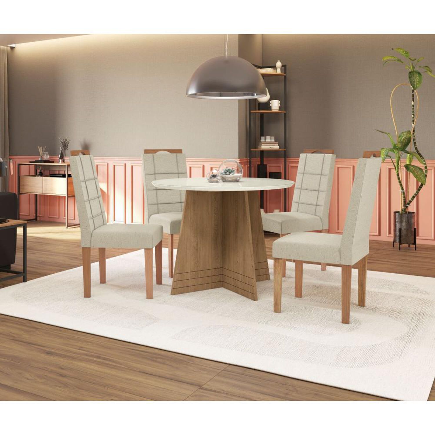 Juego De Comedor Yardas Capri / 4 Sillas image number 2.0