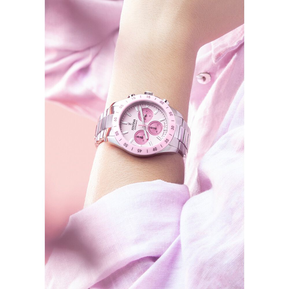 Reloj F20693/2 Festina Rosa Mujer Ceramic image number 2.0