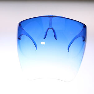 Escudo Rostro Completo Policarbonato Azul Fullface