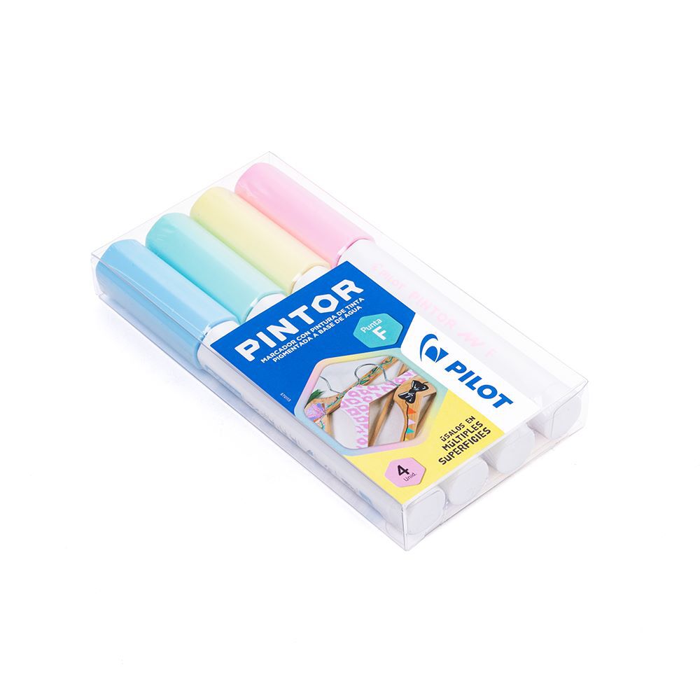 Pintor Set Pastel Punta Fina 4 Un. image number 2.0